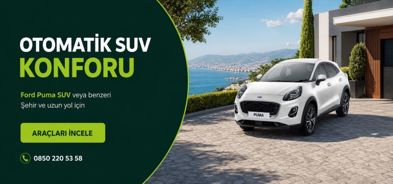Otomatik SUV Kiralama - Ford Puma