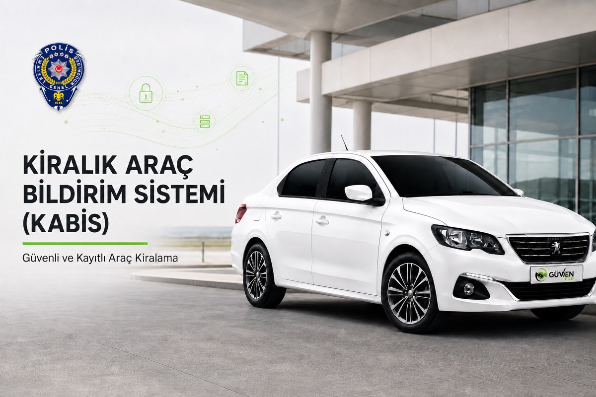 Güven Filo Peugeot 301 ile Kiralık Araç Bildirim Sistemi KABİS